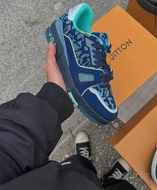 Louis Vuitton LV Trainer Rhinestone Blue