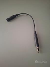 Bose A20 Aviation Headset Adapter 6-pin to U174