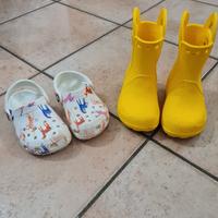 Set Crocs ciabattine e stivaletti