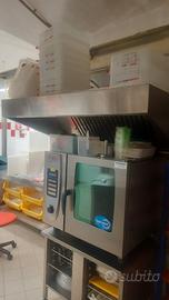 cappa aspirante snack a parete con motore