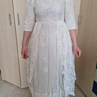 vestito da sposa in pizzo 