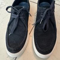 Scarpe Scamosciate Blu Emporio Armani Uomo TG 42