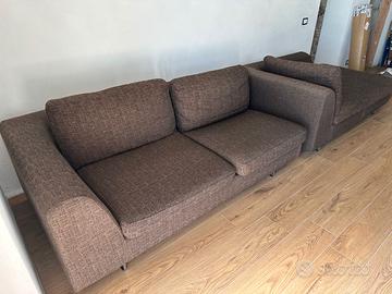 Divano con penisola 4/5 posti - Poltrone e Sofà