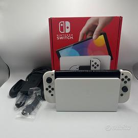 Nintendo switch oled bianca con scatola