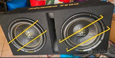 subwoofer e amplificatore 