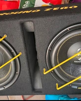 subwoofer e amplificatore 