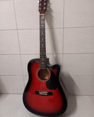 chitarra acustica preamplificata 