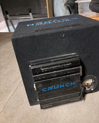 sub + amplificatore per auto