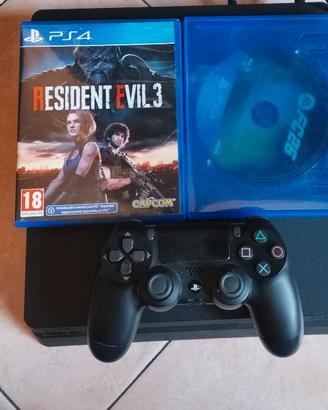  PlayStation 4 più FC 26 e Resident Evil 3 
