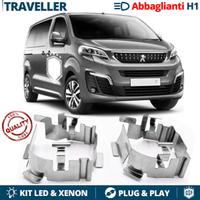 Adattatori LED H1 Portalampada Per Peugeot TRAVELL