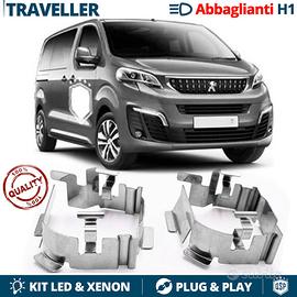 Adattatori LED H1 Portalampada Per Peugeot TRAVELL
