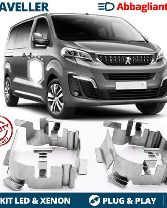 Adattatori LED H1 Portalampada Per Peugeot TRAVELL