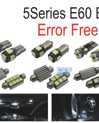 KIT 18 LAMPADE LED INTERNE BMW E60 E61 M5 520I 523