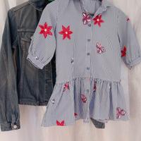 Camilla: camicia tg. 38 + 🎁 giubbino jeans