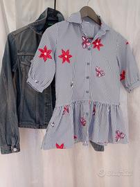 Camilla: camicia tg. 38 + 🎁 giubbino jeans