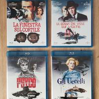 4 Blu ray HITCHCOCK - Psyco, Uccelli, Finestra