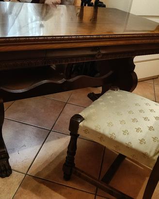 SCRIVANIA STILE RINASCIMENTALE 