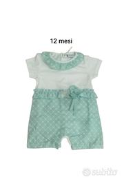 Pagliaccetto in bielastico pastello 