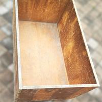 cassa in legno con ruote