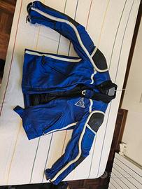 Giubbotto moto in pelle