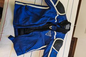 Giubbotto moto in pelle