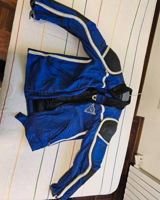 Giubbotto moto in pelle