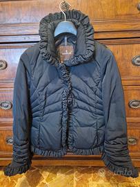 Moncler piumino vintage nero donna, corto