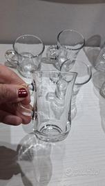 4 bicchierini collezione vintage 