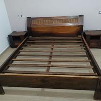 Letto e trittico comodini e comò 