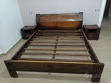 Letto e trittico comodini e comò 