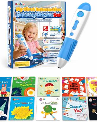 Penna educativa bambini interattiva libri inglese