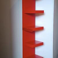 Ikea Lack mensola scaffale rosso design