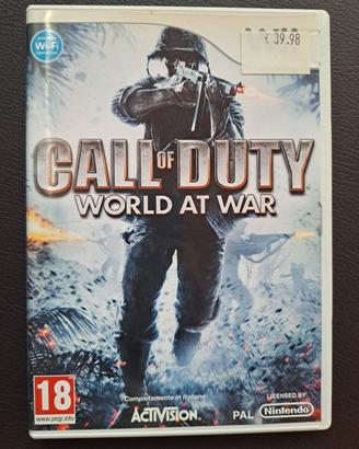 Call of Duty World at war per Wii