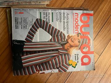 Collezione burda con carta modelli