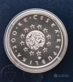 moneta da collezione repubblica ceca
