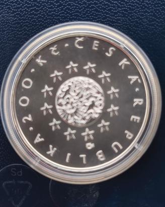moneta da collezione repubblica ceca