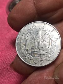 Moneta da 2 lire 1939 XIII + 🎁