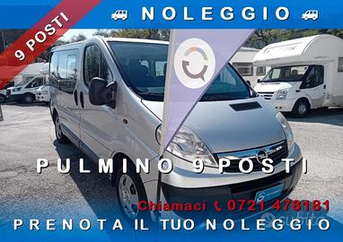 PULMINO 9 posti A NOLEGGIO - CLIMATIZZATORE - BAGA