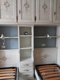 Camera da letto in rovere massello sbiancato