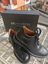 scarpe in pelle nere della Brian Cress by campanil