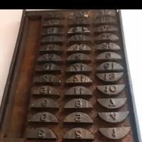 Oggetto per tipografi vintage