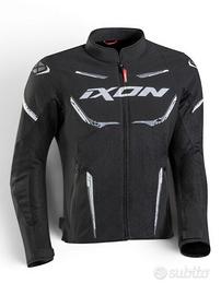 Giubbotto moto IXON Striker Air nero bianco