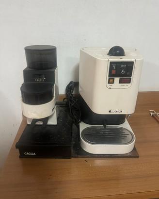 Macchina caffe Baby Gaggia e macina caffe Vintage