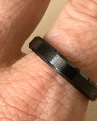 Anello ceramica satinata