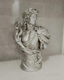 Scultura Neoclassica con Serpente e Alloro