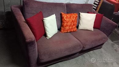 DIVANO LETTO "DIVANI&DIVANI" IN TELA SFODERABILE!