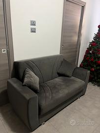 Divano 2 posti grigio Mondo Convenienza