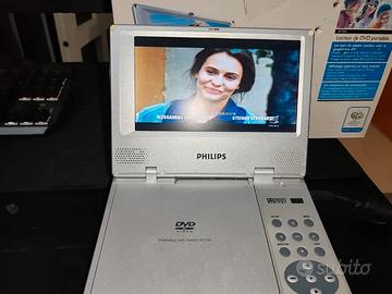 Lettore DVD Portatile Philips PET705 + Accessori e