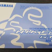 USO E MANUTENZIONE MANUALE YAMAHA PER NIKEN GT 850