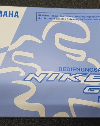 USO E MANUTENZIONE MANUALE YAMAHA PER NIKEN GT 850